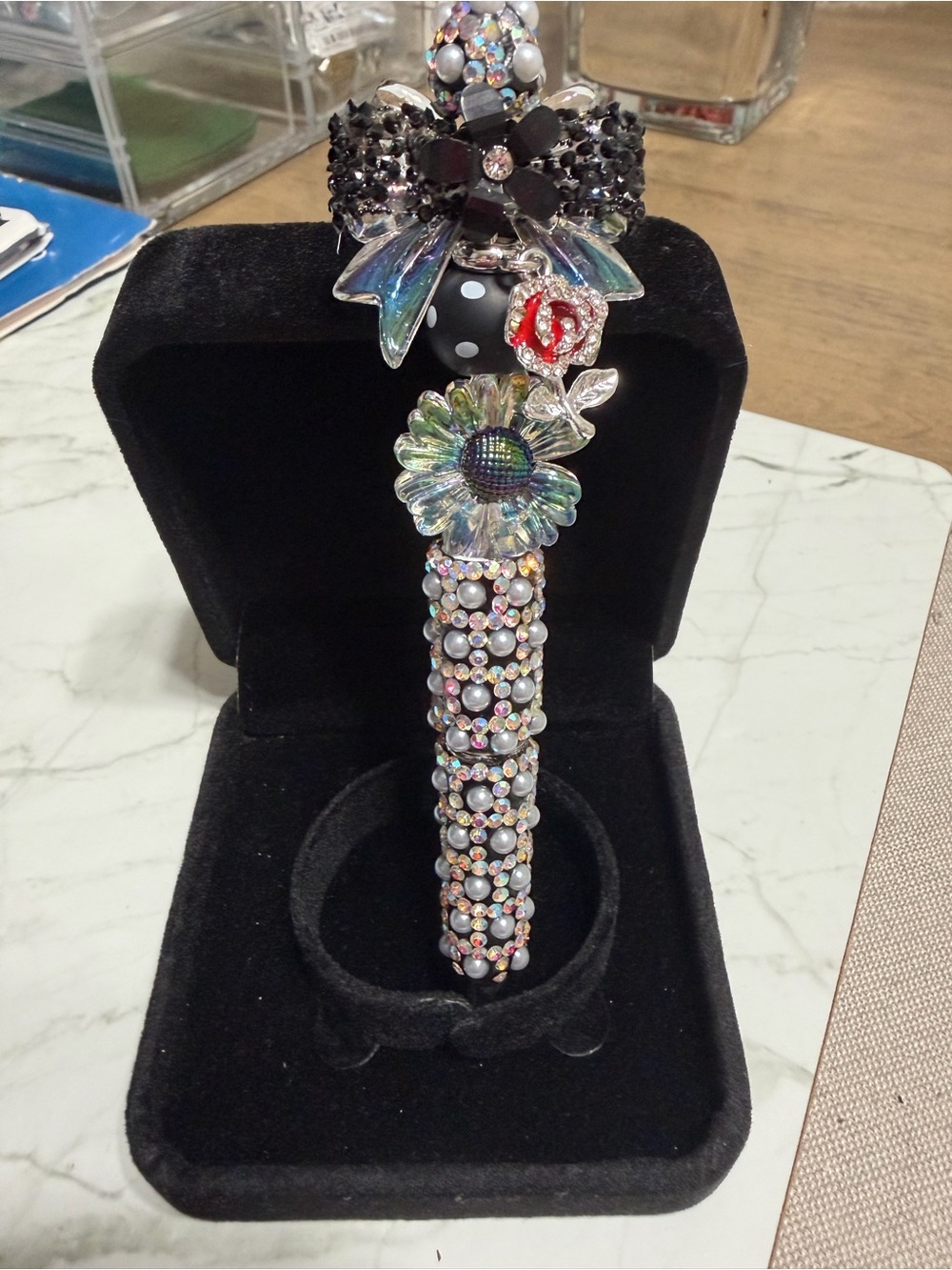 Handmade Rhinestone Beaded Pen